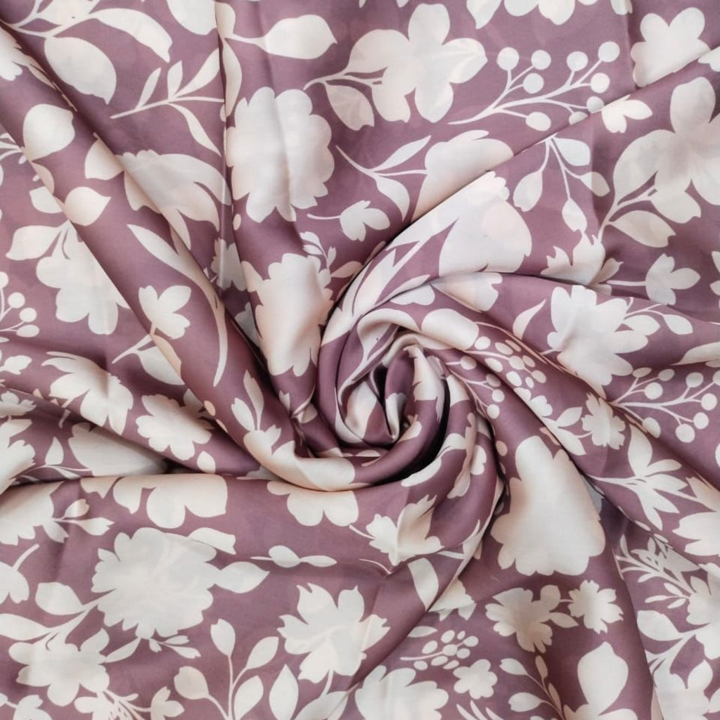 "Floral Opulence: Unleash the Beauty of Satin Georgette's Floral Patterns!