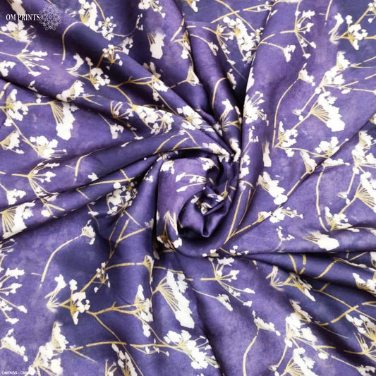 Satin Georgette is a luxurious and elegant fabric that combines the characteristics of both satin and georgette.