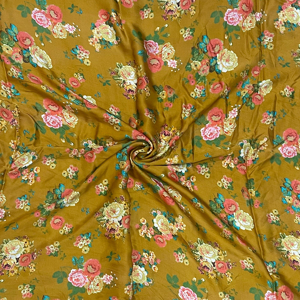 Sabya Small Floral Print on Pure Modal Satin OM SS 299