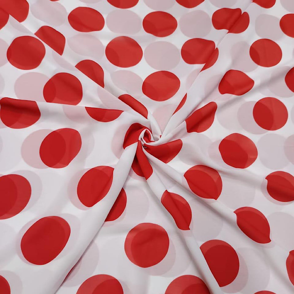 Polka Dot Print Big Size on Georgette SS 749