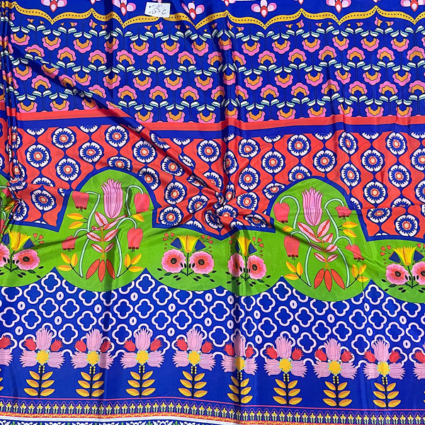 Juhi Saree Daaman Style Saree Print on Satin Georgette Fabric