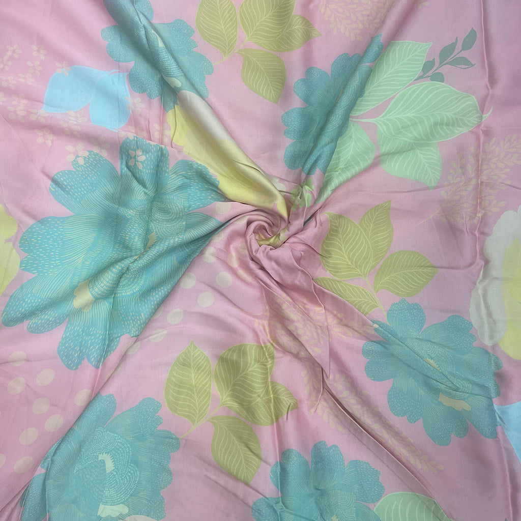Sharara Pink Floral Print By Vibhuti on Pure Modal Satin with Color options