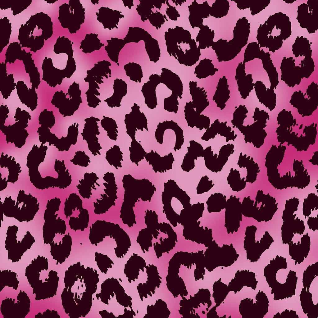 Leopard Animal Print with Pink Base on Pure Modal Satin