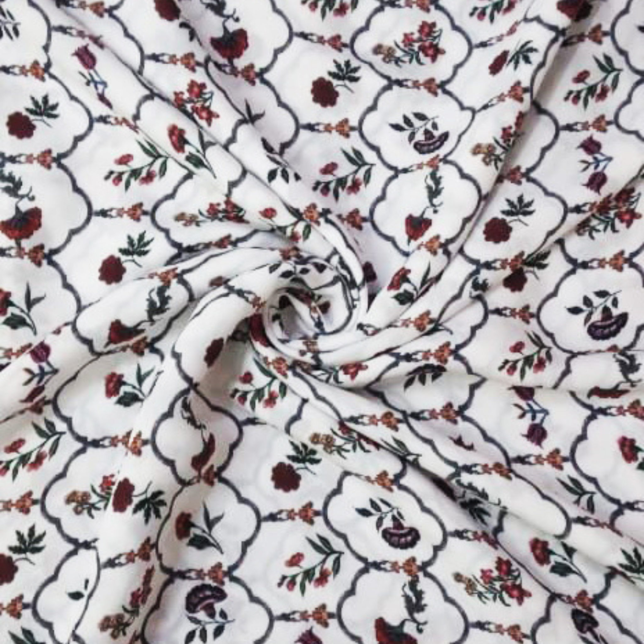 Timeless Heritage: Pure Muslin Adorned with Traditional Patterns ...