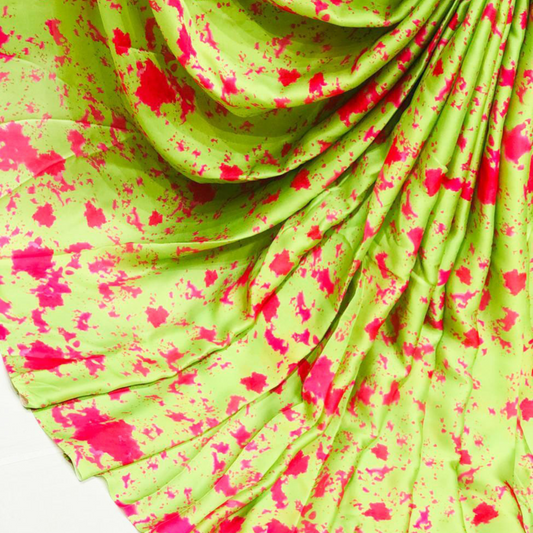 Satin Georgette Bliss: Explore the Magic of Tie & Dye Patterns