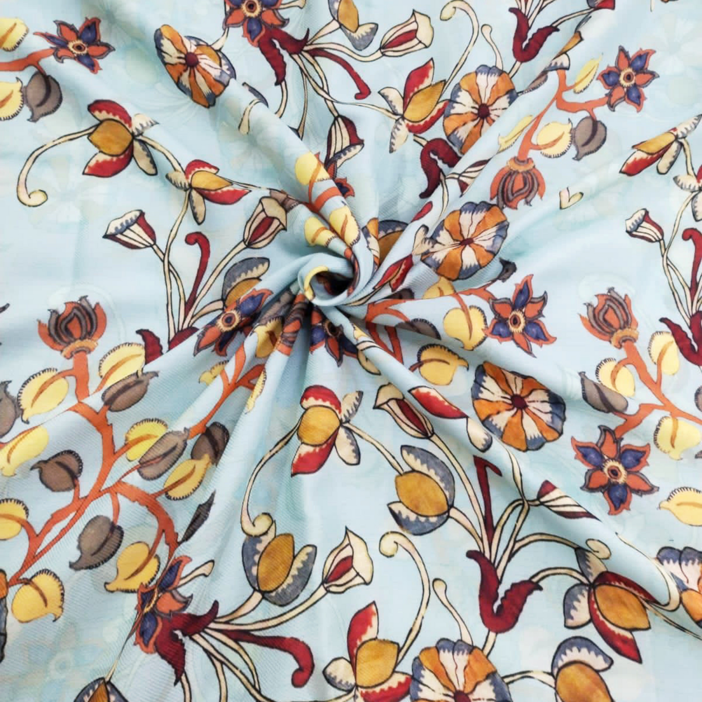 Timeless Elegance: Unveiling the Captivating Charm of Pure Muslin's Traditional Kalamkari