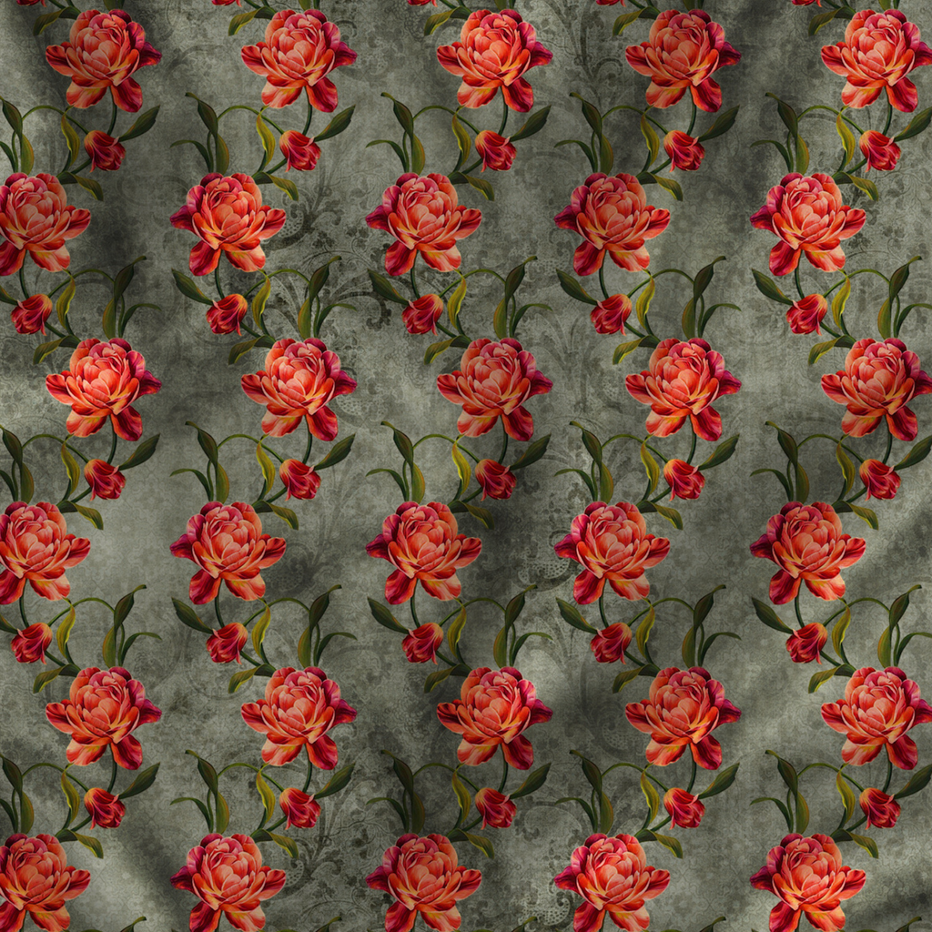 Eternal Rose Bouquet: Crepe Silk's Timeless Floral Splendor