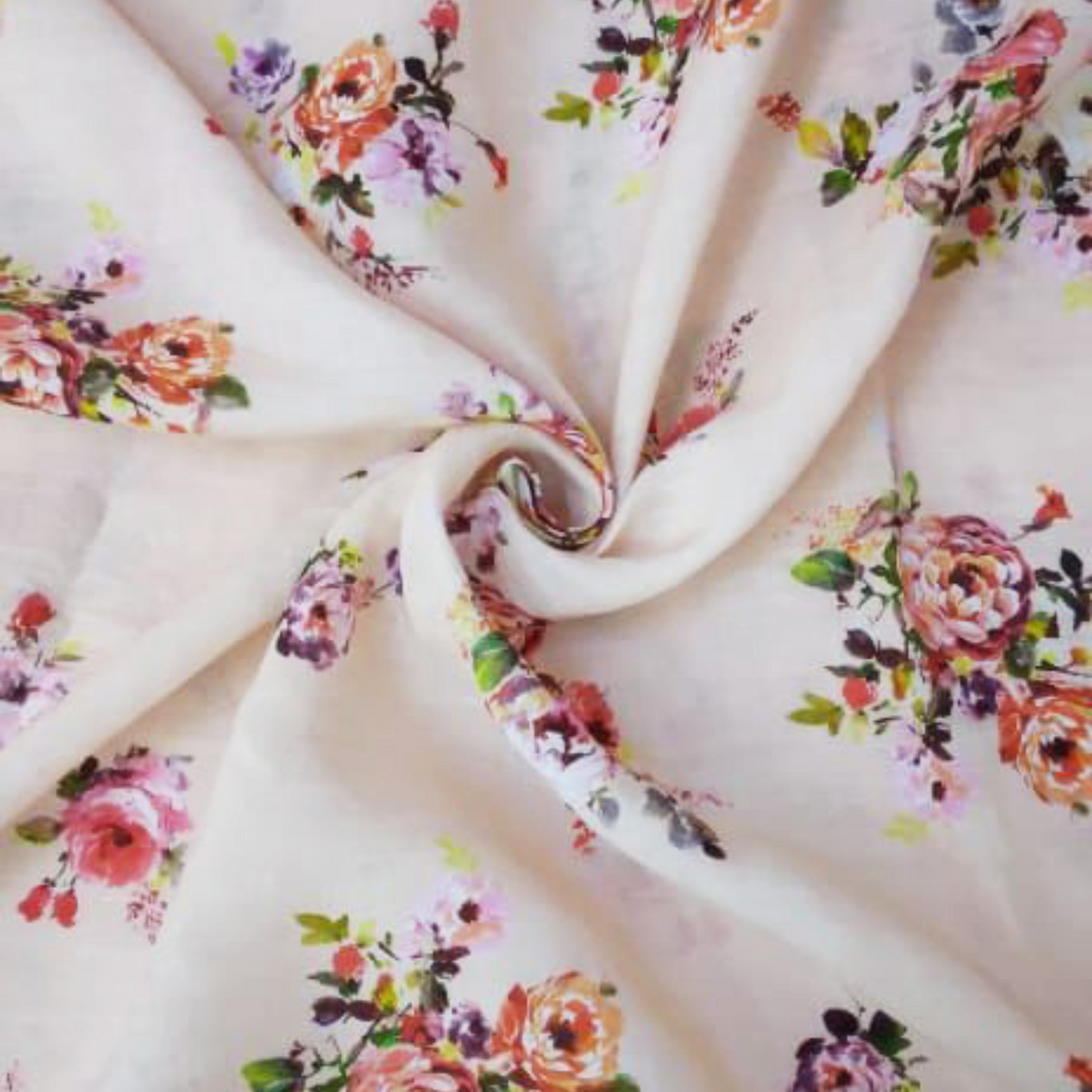 Floral Bliss: Pure Muslin's Enchanting Patterns