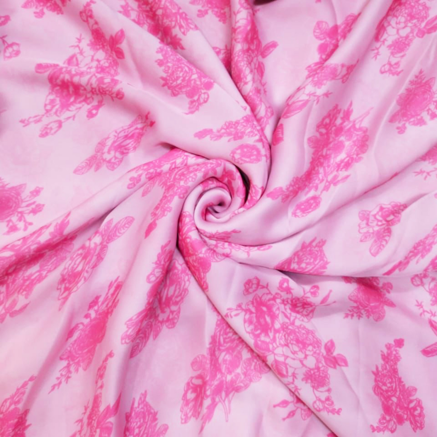 Blooming in Style: Satin Georgette Unveils Exquisite Floral Patterns