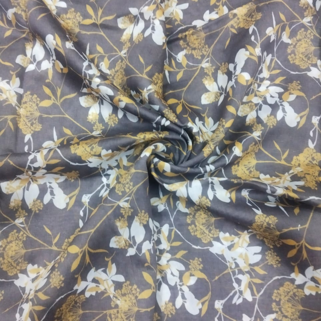 Blossoming Beauty: Exquisite Floral Patterns on Satin Georgette Fabrics