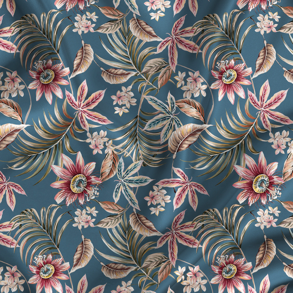 Elegant Heritage: Softy Satin's Traditional Pattern Fabric Collection