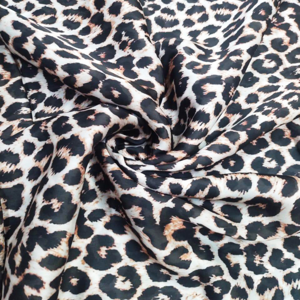 Safari Chic: Modal Satin's Exquisite Animal Textures Roar with OM Fabs' Style