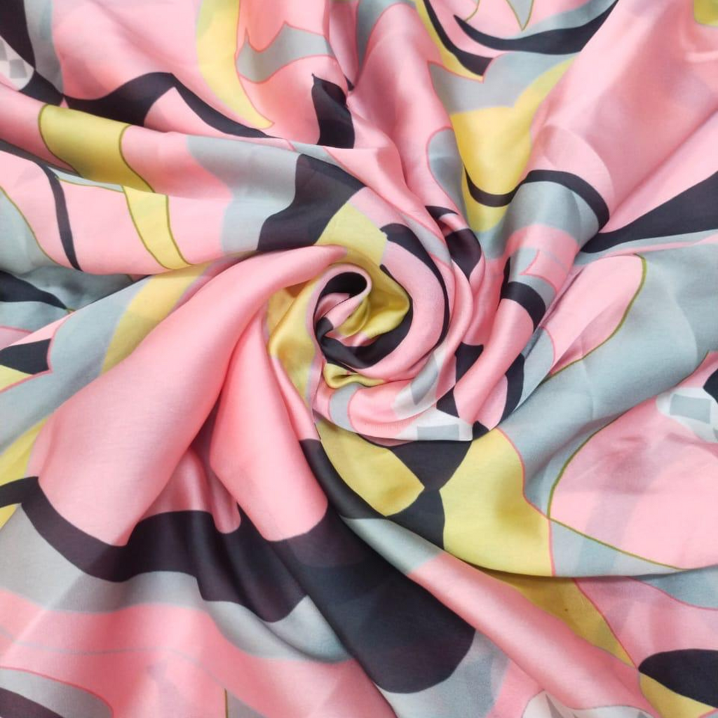 Modern Geometry: Satin Georgette and the Art of Abstraction