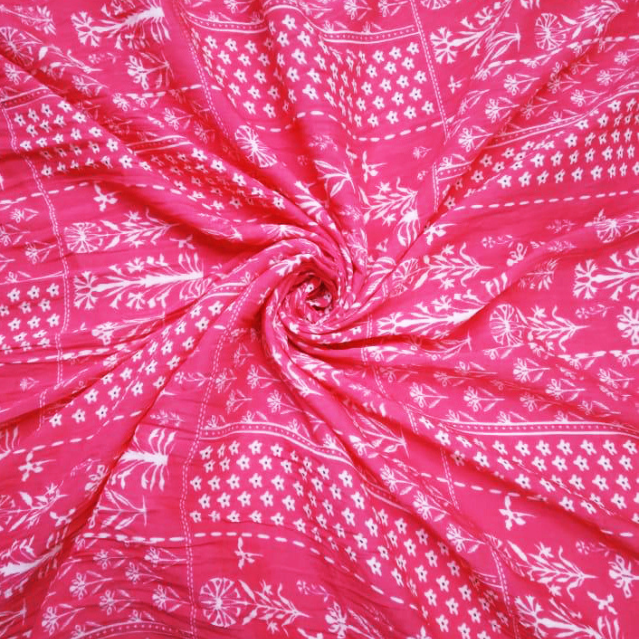 Heritage Elegance: Pure Muslin with Traditional Patterns TK 18 – omfabs.com