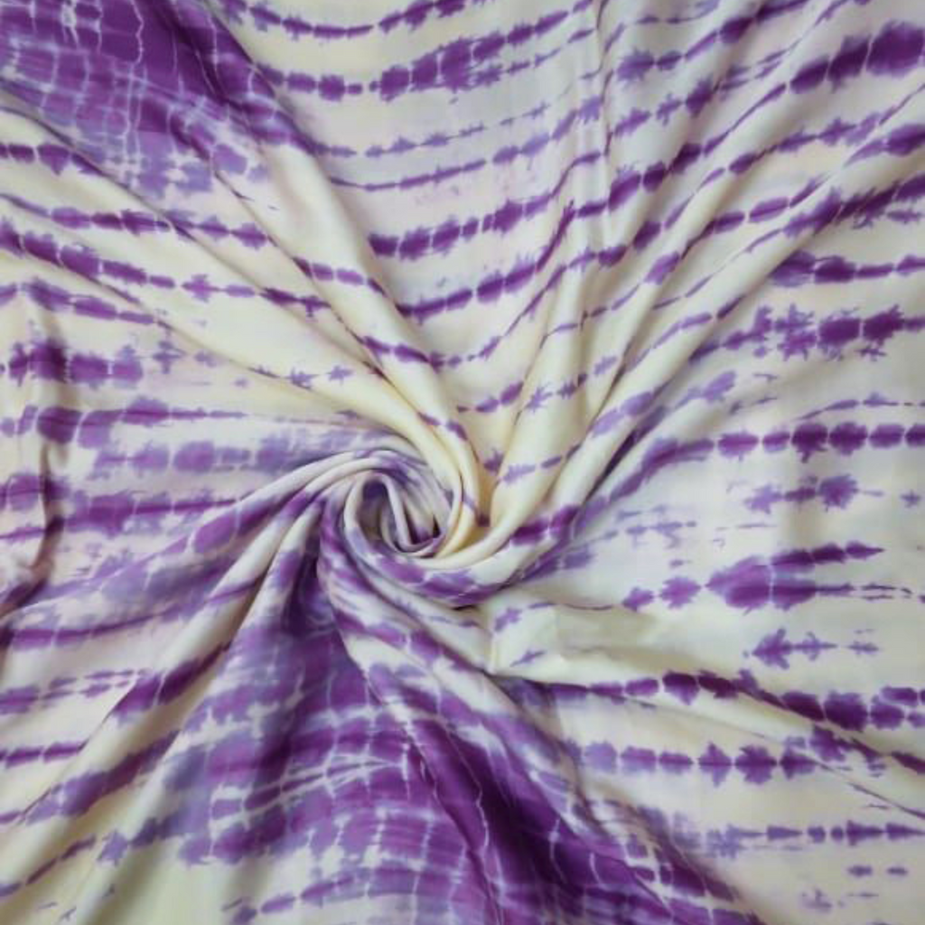 Dynamic Dyes: Exquisite Tie & Dye Patterns on Modal Bemberg Satin