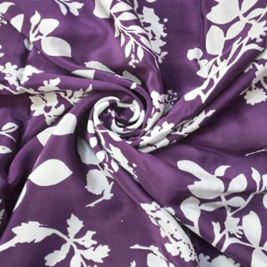 Satin Georgette: Unleash Your Floral Fantasy