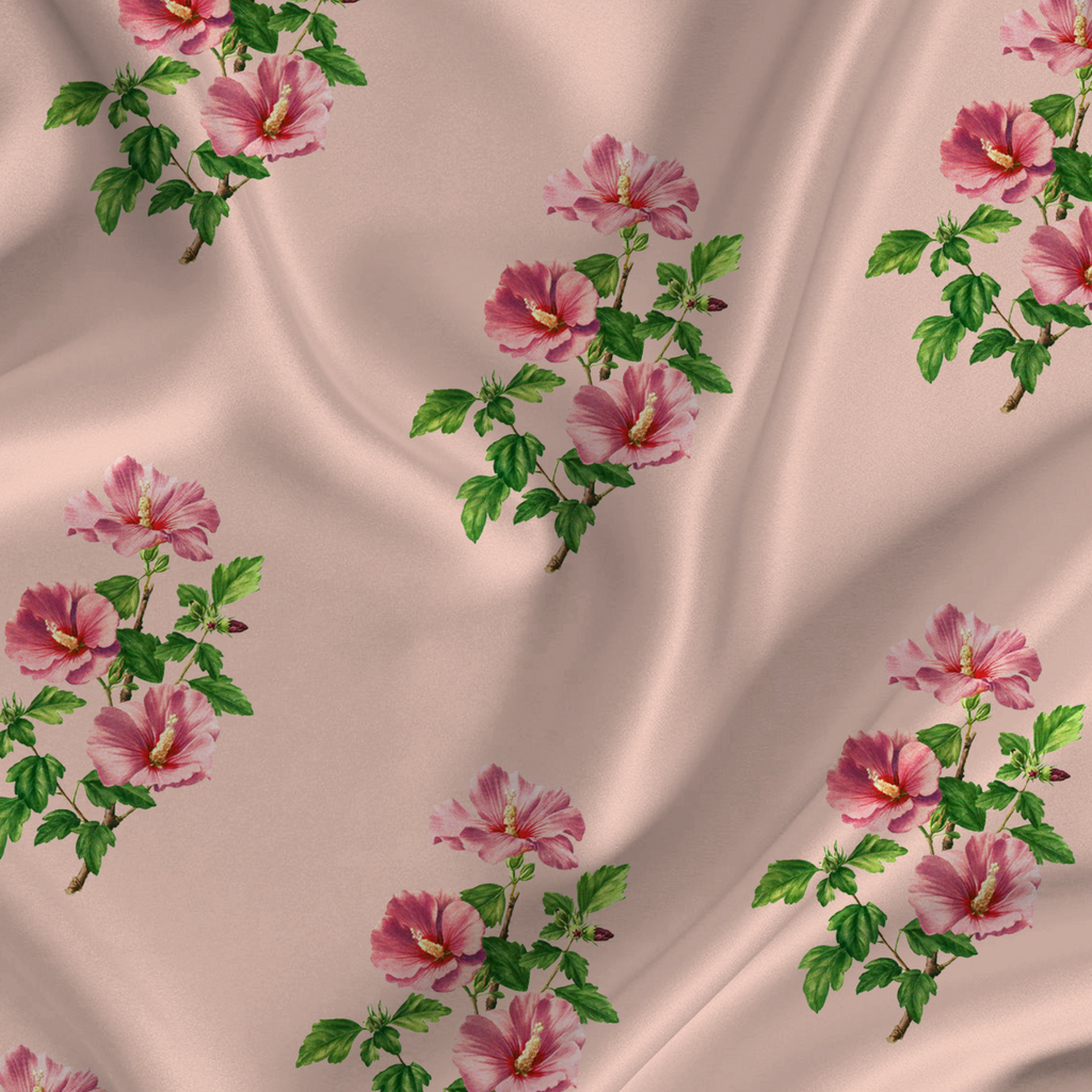 Nature's Serenade: Softy Satin's Exquisite Floral Botanical Bliss