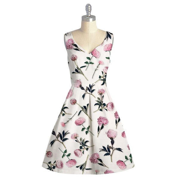 Soft Blossoms: Floral Elegance on Softy Satin