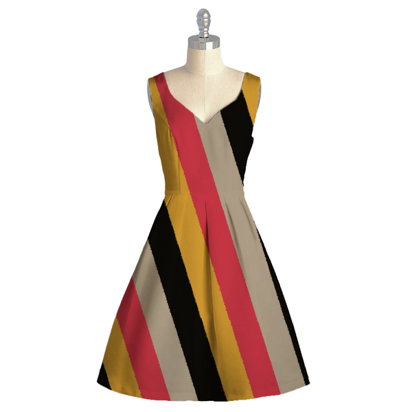 Striped Elegance: Effortless Chic in Crepe Silk