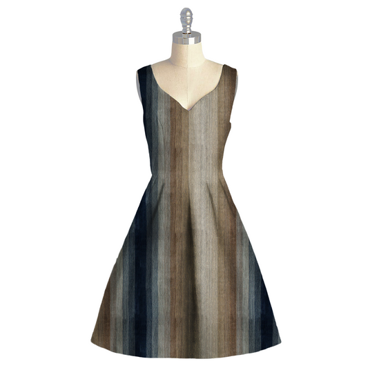 Striped Chic: Effortless Style in Chinon Chiffon