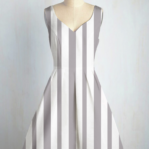 Striped Charisma: Effortless Chic in Viscose Chanderi