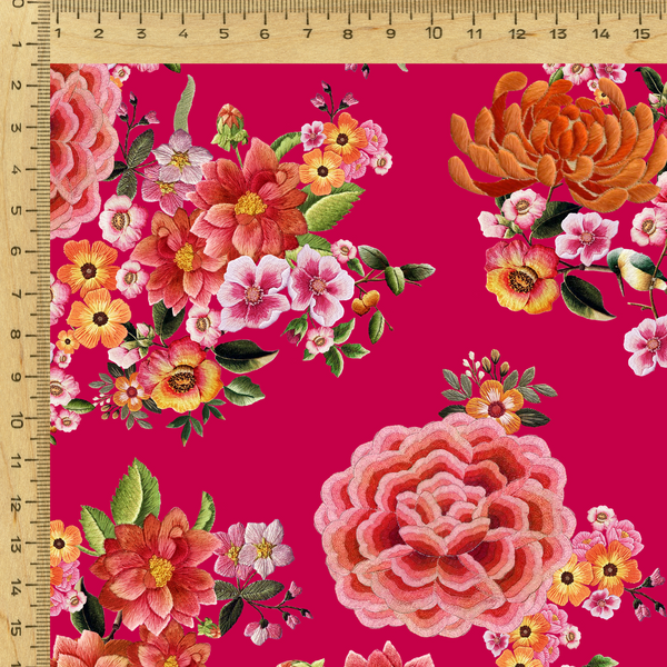 Sabya Blooming Petals: Embrace the Floral Splendor on Satin Georgette