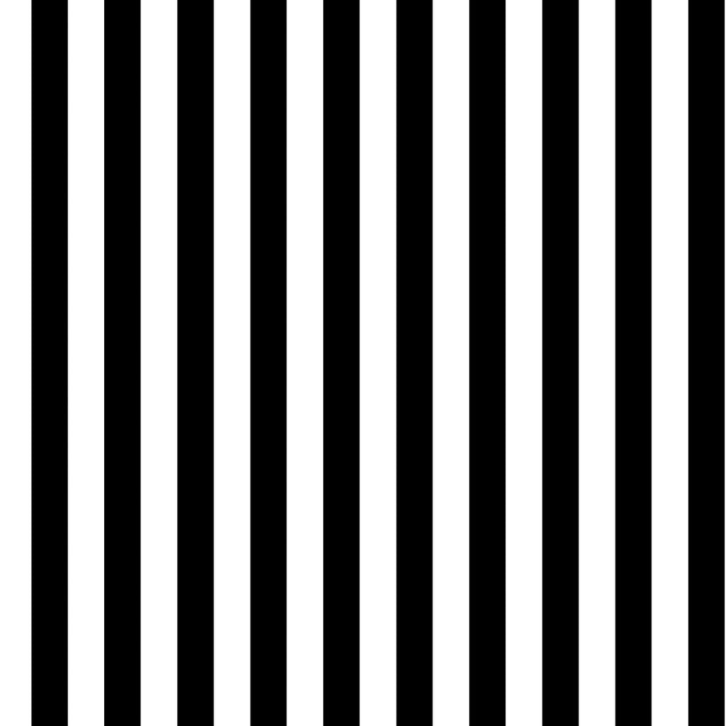Heena Karan Thick 2” Stripes Print in Black & White color on Pure Modal Satin 2 Inches Stripe