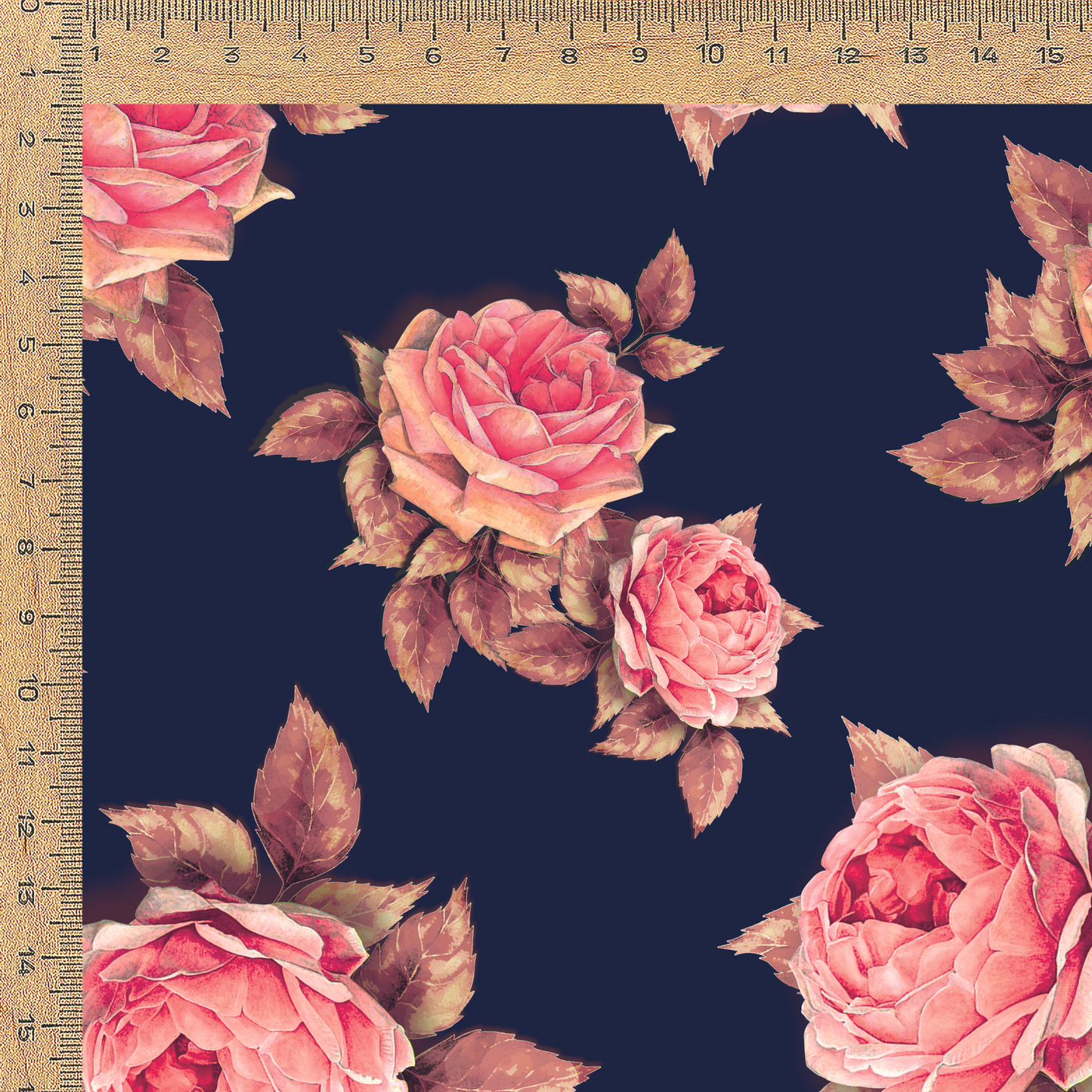 Softy Satin: Embrace the Elegance of Floral Rose Patterns in Luxurious Fabric