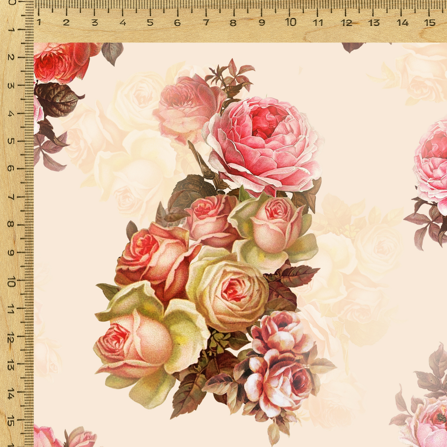 Whimsical Blooms: Embrace the Romance of Soft Organza's Floral Rose Patterns!