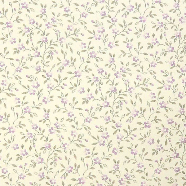 Light Yellow Small Floral Print in Georgette Pooja