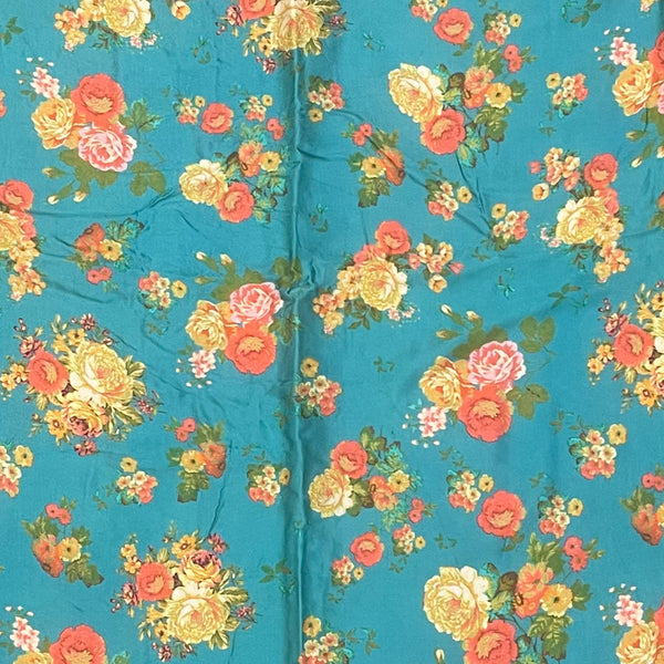Sabya Small Floral Print on Pure Modal Satin OM SS 299