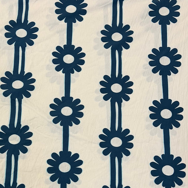 Dhruv Cream Floral Print on Pure Cotton Poplin OM PS 334 C1