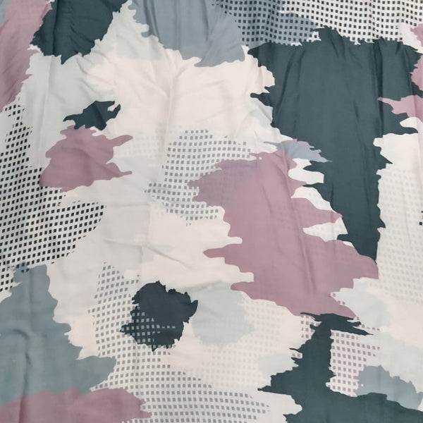 Abstract Print on Satin Georgette OM SS 596