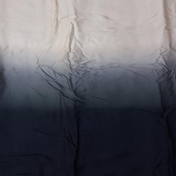 Heena Karan Ombré Print in Black to Ivory color on Pure Modal Satin