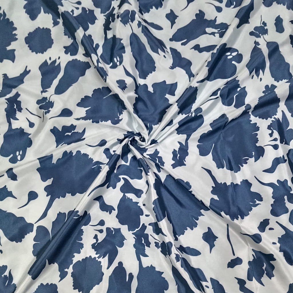 Double color Floral Print on Satin Georgette OM SS 634