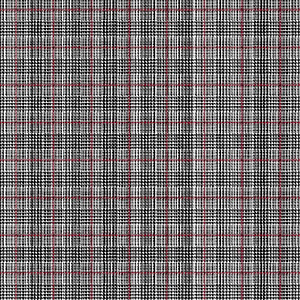 Small Shirting Type Checks Print on Georgette Fabric OM PS 317