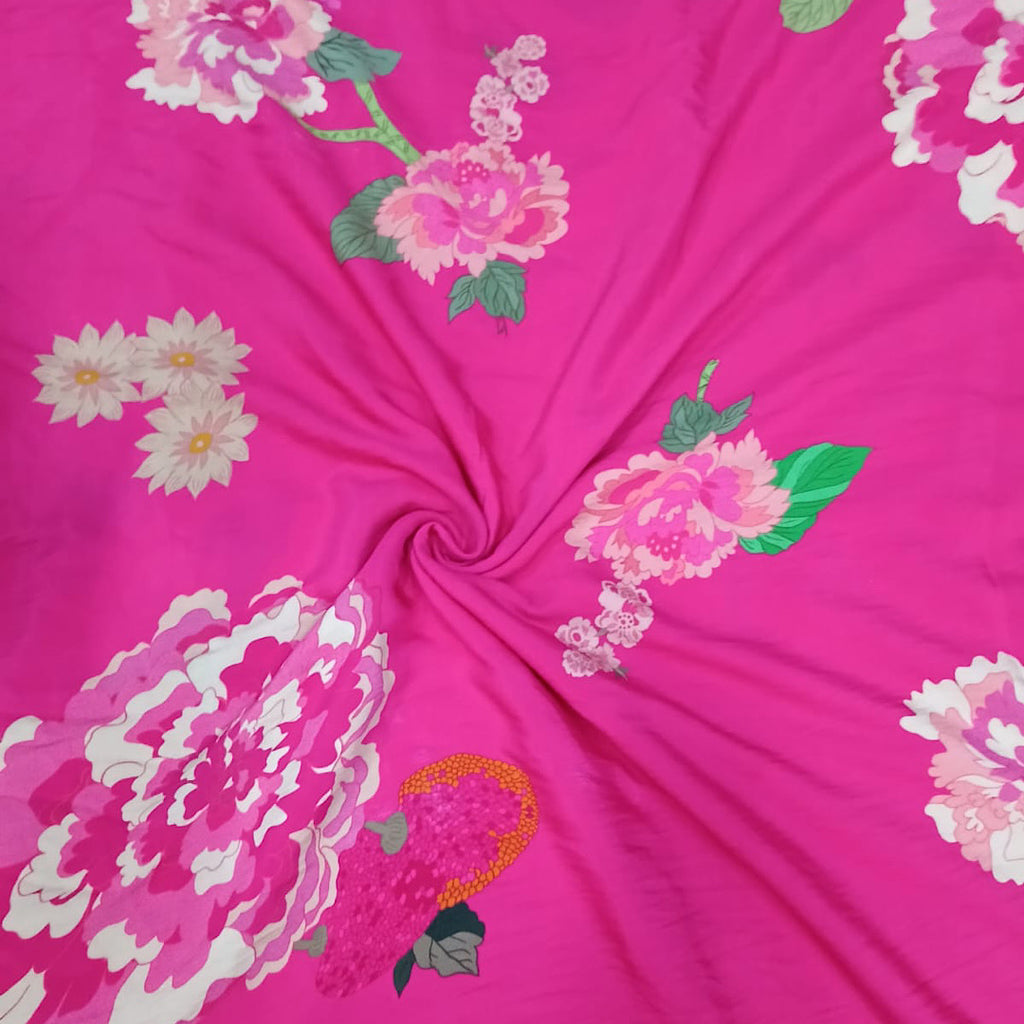 Pink Floral Paulmi Print on Muslin OM SG 66