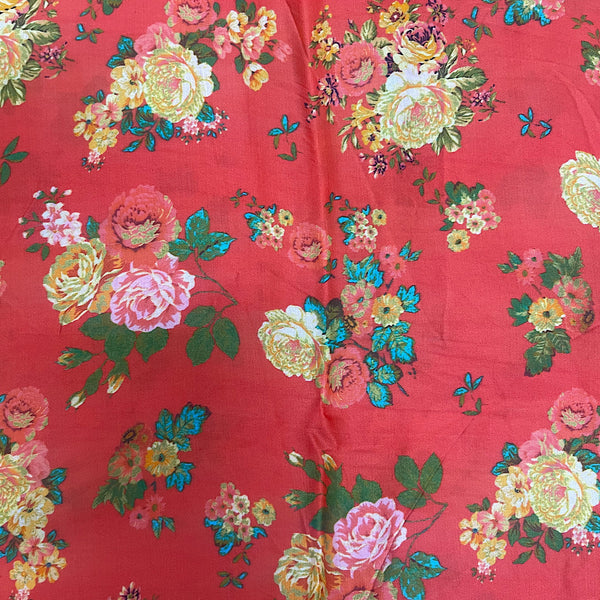 Sabya Small Floral Print on Pure Modal Satin OM SS 299