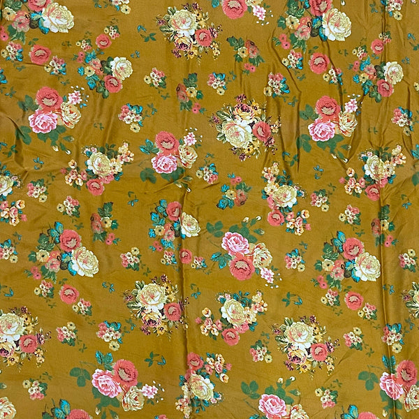 Sabya Small Floral Print on Pure Modal Satin OM SS 299
