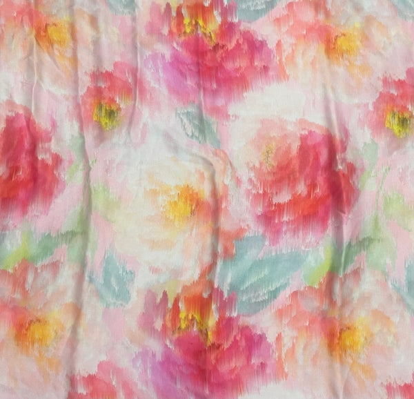 Multicolour Abstract Hemant Print on Pure Modal Satin TS 11