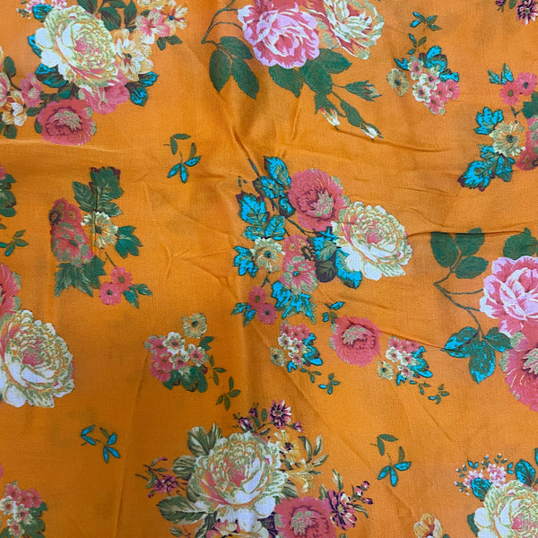 Sabya Small Floral Print on Pure Modal Satin OM SS 299