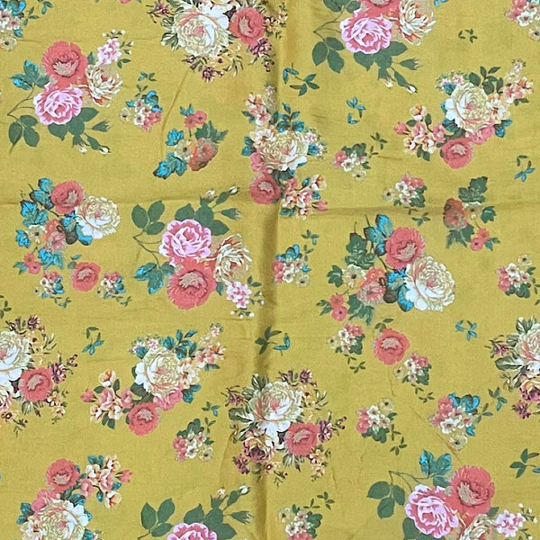 Sabya Small Floral Print on Pure Modal Satin OM SS 299