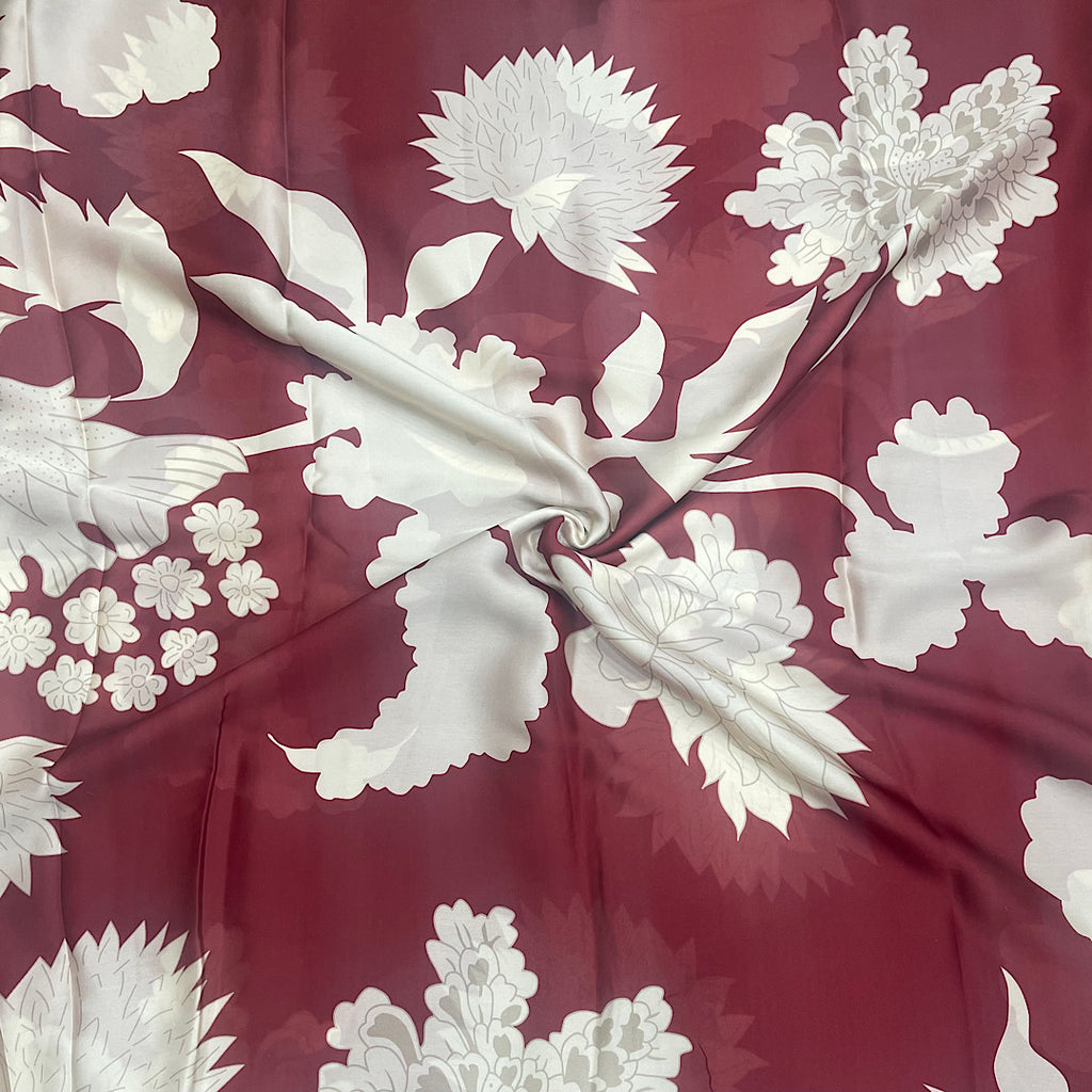 Rimple Dark Shade Floral Print On Satin Georgette with Color options