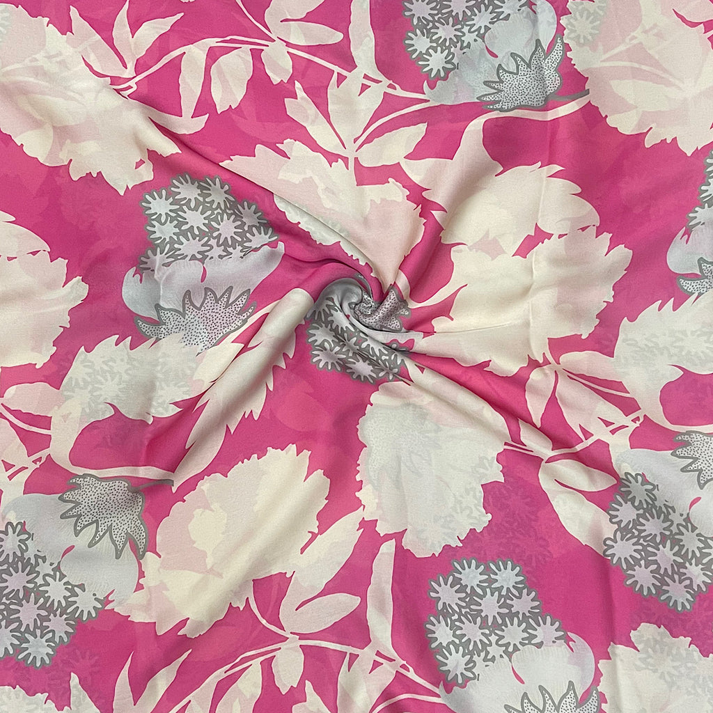 English Abstract Plus Floral Double colour Print OM PK 1425