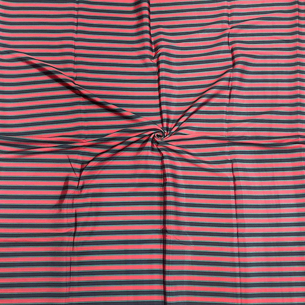 Kajol Blouse Stripes Print in Black color in Crepe Silk
