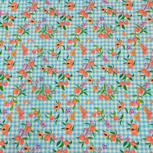 Designer Fruits & Floral Print on Pure Cotton Cambric OM PS 407