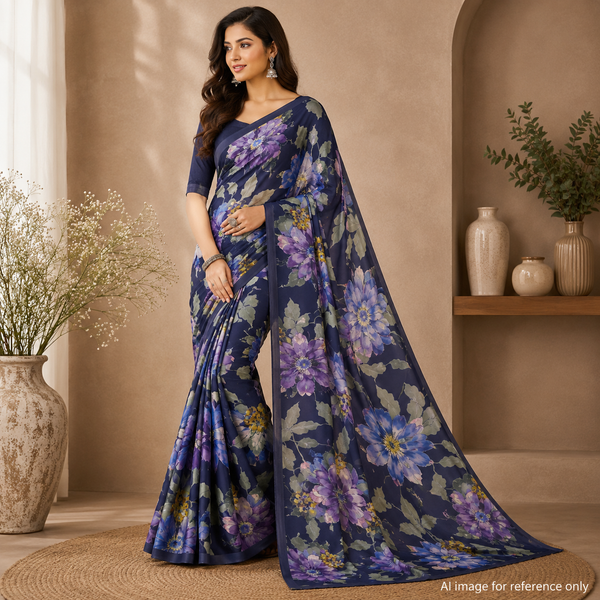 Satin Georgette Splendor: OM Fabs Collection