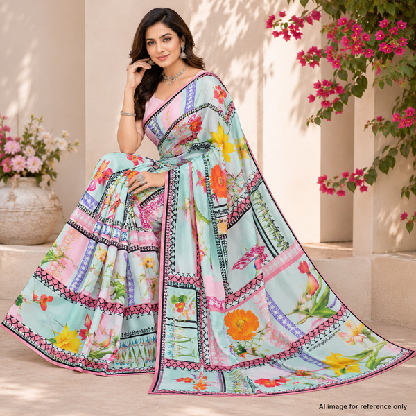 Enchanting Weaves: OM Fabs Unveils a Luxurious Collection of 100% Polyester and Viscose Fabrics, Proudly Made in India OM SS 829 C3