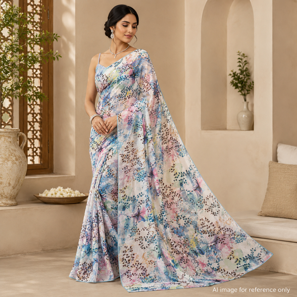 OM Fabs Presents Stunning Textiles: A Symphony of 100% Polyester and Viscose, Crafted with Excellence in India OM SS 246 C1