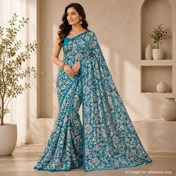 OM Fabs Unveils Exquisite New Fabric Designs: A Symphony of Luxury - 100% Polyester and Viscose - Crafted in India OM SS 177 C4